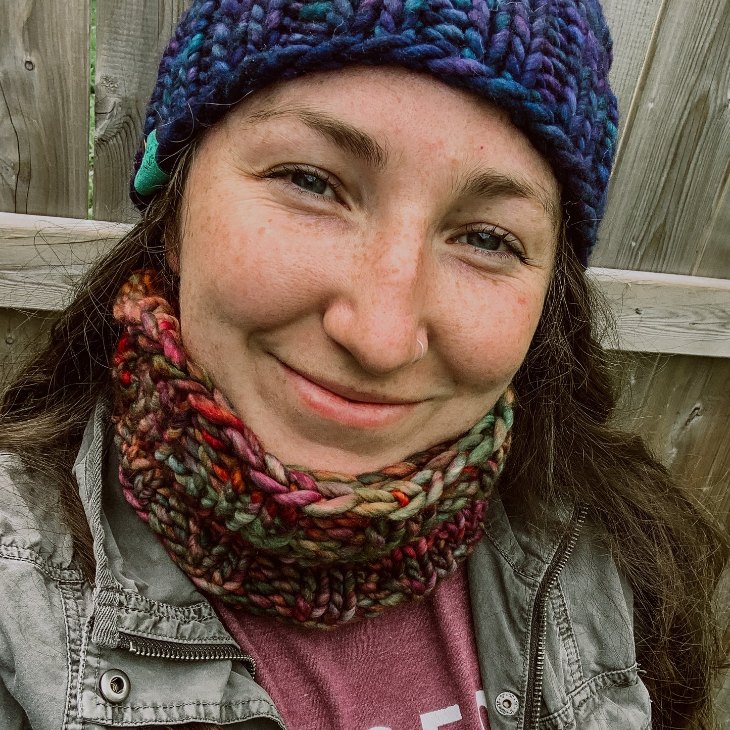 Bluegrass Beanie and Scarf Knitting Patterns PDF