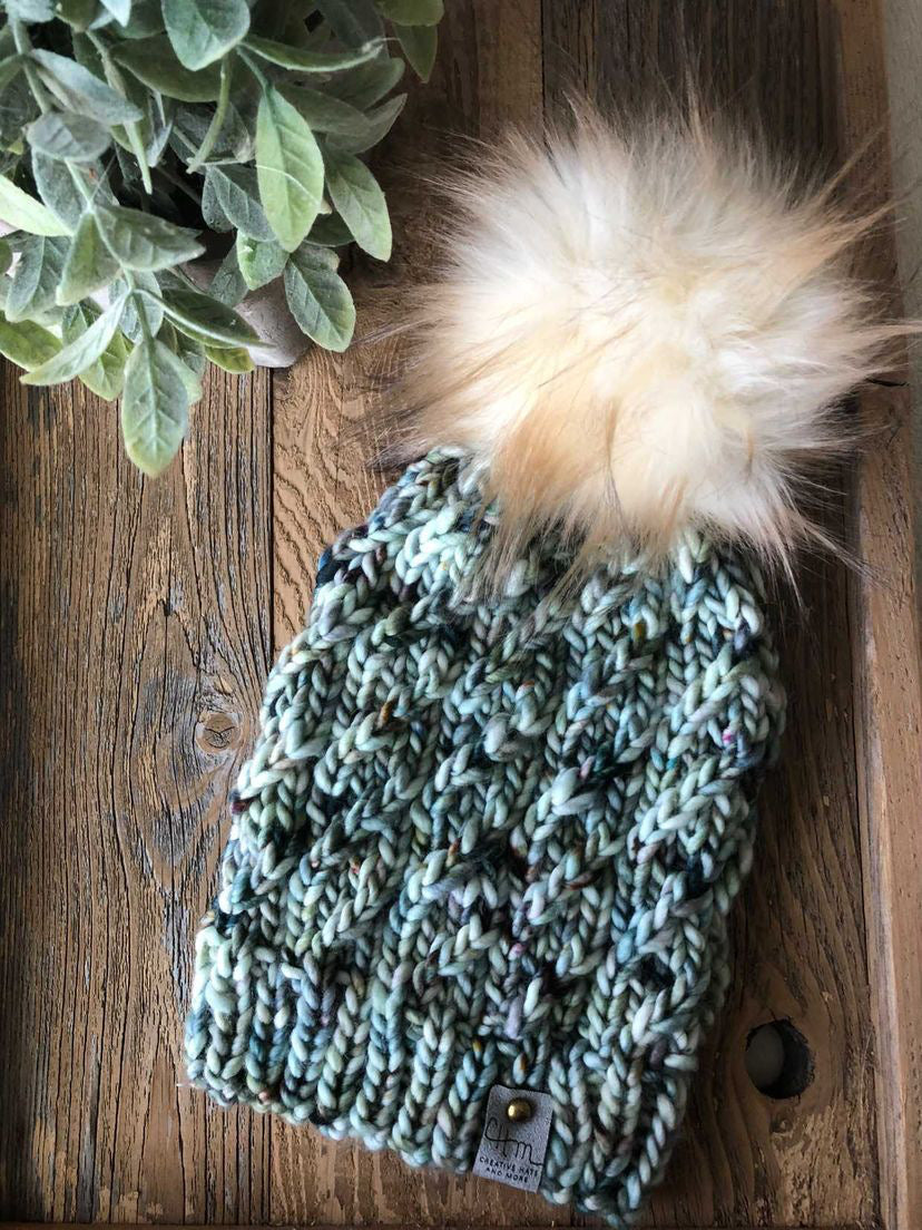 Cabot Coast Beanie Knitting Pattern PDF