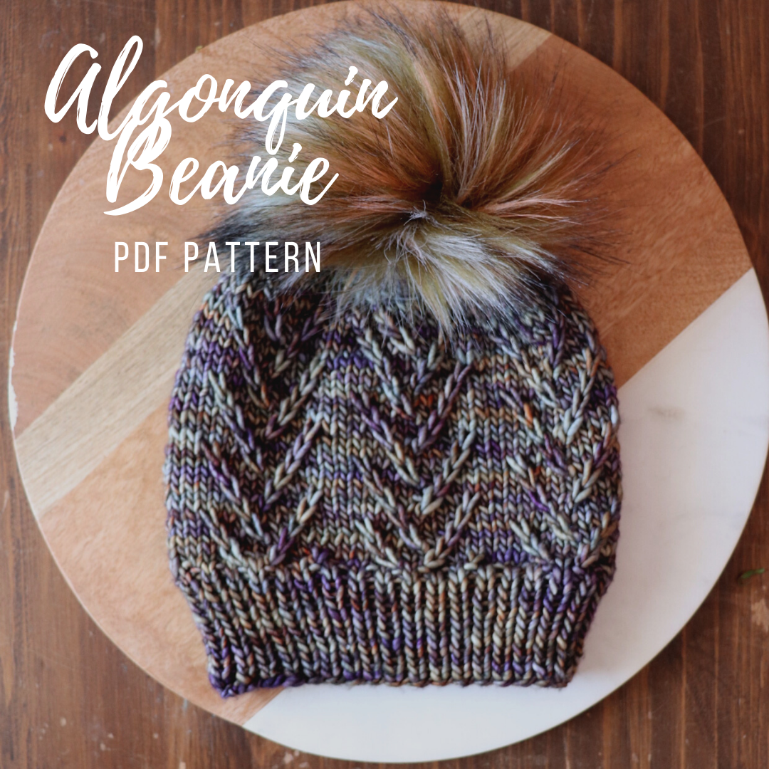 Algonquin Beanie Knitting Pattern PDF – Lark's Nest Knitwear