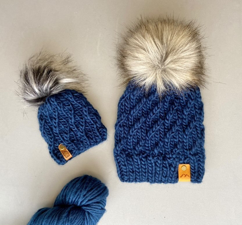 Cabot Coast Beanie Knitting Pattern PDF