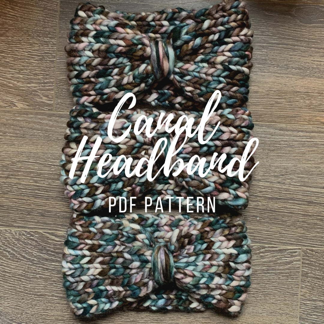 Canal Headband PDF Knitting Pattern