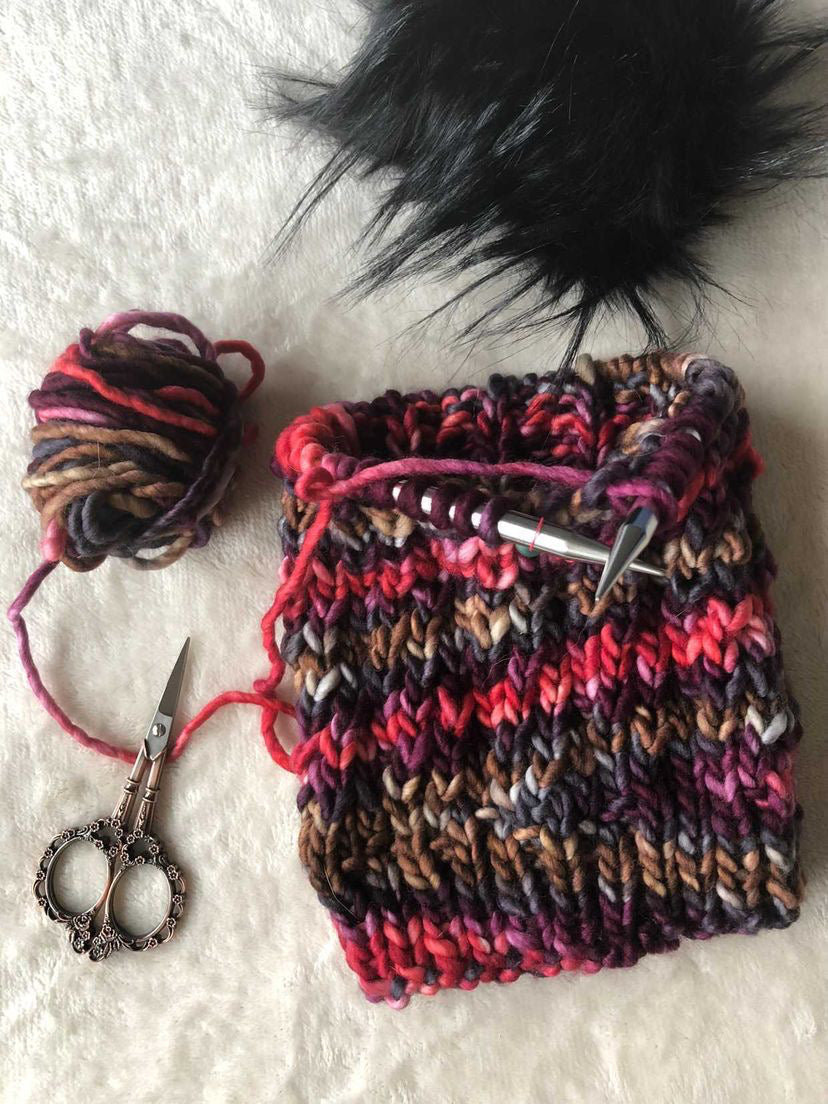 Cabot Coast Beanie Knitting Pattern PDF