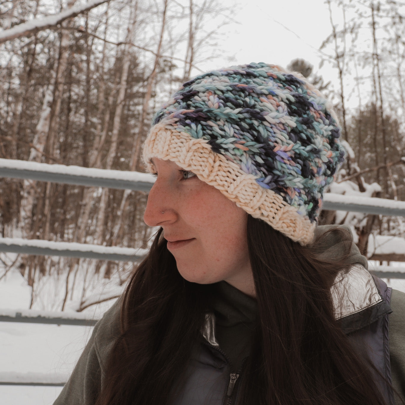 Deerhurst Beanie Knitting Pattern PDF