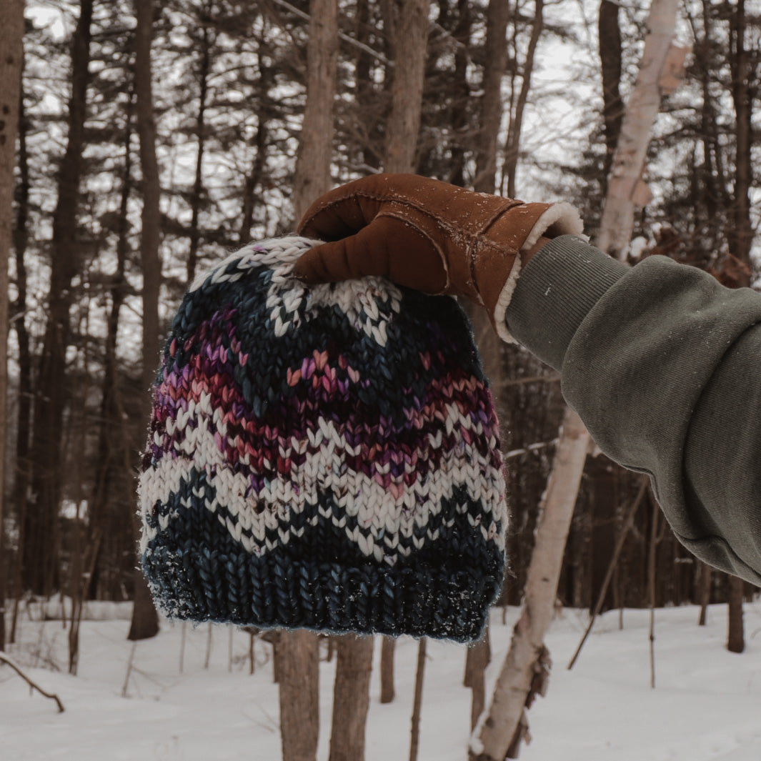 Moonstone Toque Knitting Pattern PDF