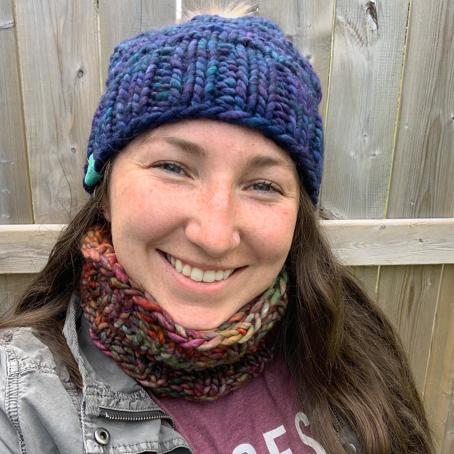 Bluegrass Beanie and Scarf Knitting Patterns PDF